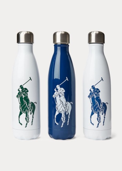 Botella De Agua Polo Ralph Lauren Mujer Azul Marino / Blancos - Polo S'well - NHZWO6954